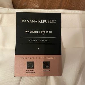 NWT Banana Republic High-rise Flare Pant